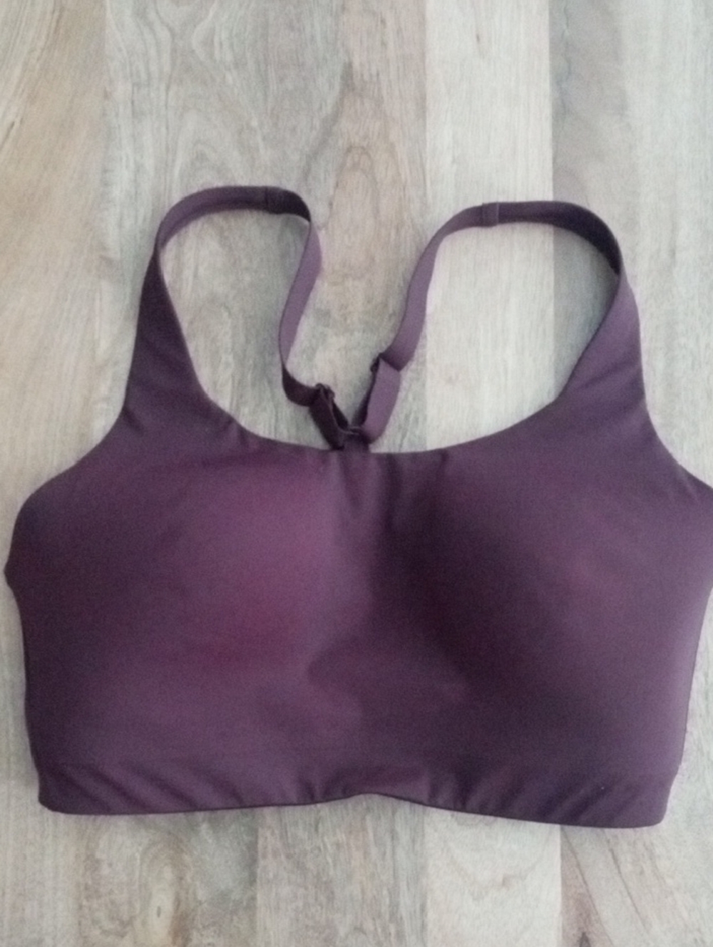 Athleta Plum Racerback Sports Bra